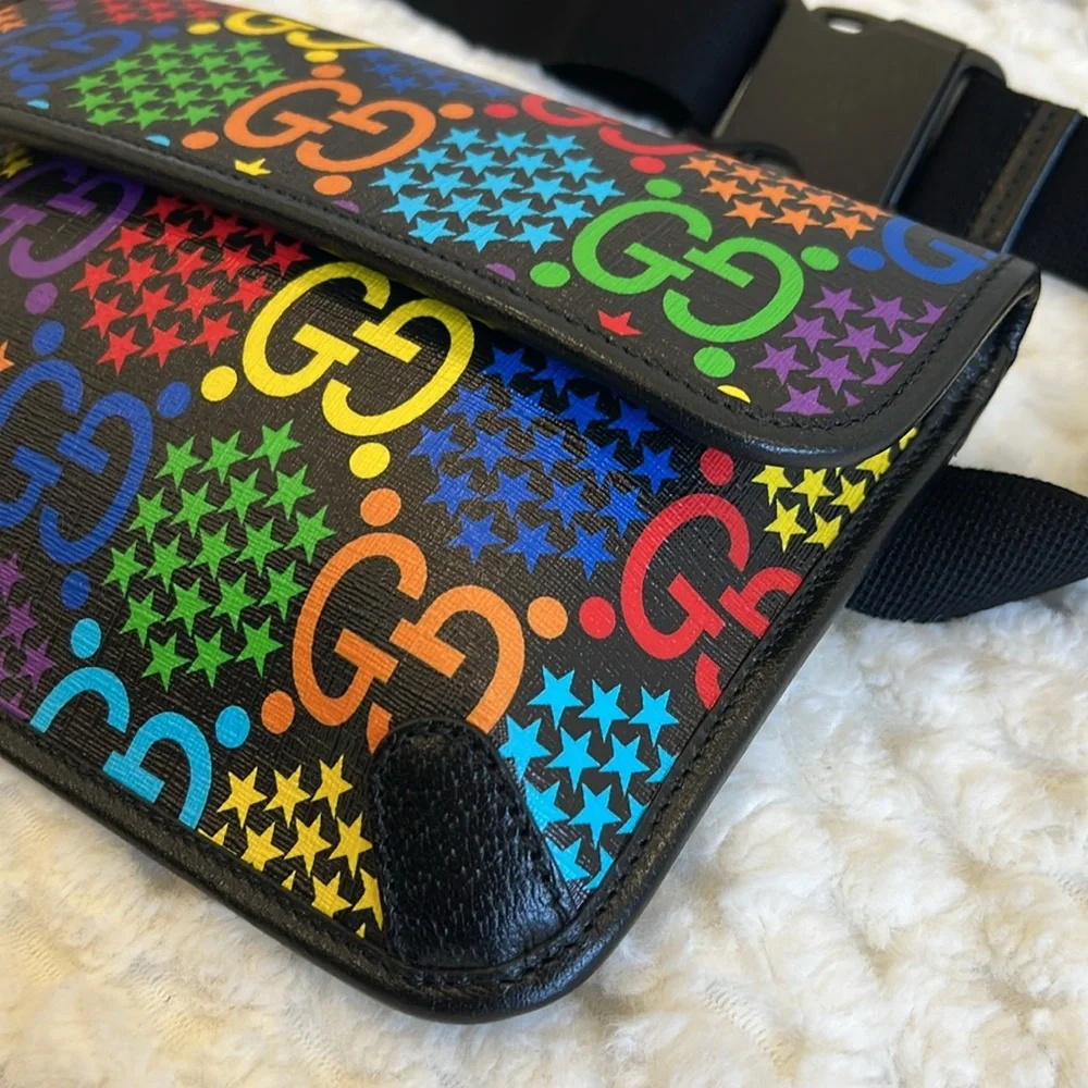 Gucci Psychedelic Belt Bag-598113-Authentic-NWT